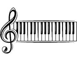 Sheet Music 9 Musical Note Symbol Treble Clef Classical Piano Keys Keyboard Logo Svg Eps Png Digital Clipart Vector Cr Clip Art Digi Stamps Circut Projects