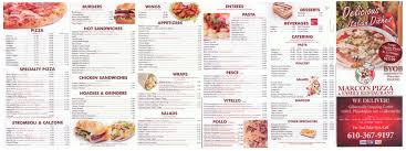 Come try their soup 🥣, we're sure you won't be disappointed. Marcos Pizza Family Restaurant Menu In Gilbertsville Pennsylvania Usa