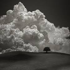 The Storm Behind The Hill Picture On Visualizeus Black And White Landscape Clouds Landscape Photography