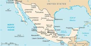 States Of Mexico Map And Capitals Learn The Mexican States Capitals In Spanish 600 X 304 Pixels Mexico Travel Travel Warnings Mexico Map
