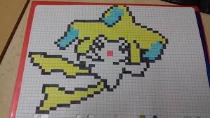 Jirachi Pixel Art Pokemon Pokemon Kawaii Dessin Petit Carreau