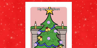 Christmas Sticker Reward Chart 15mm Christmas Sticker
