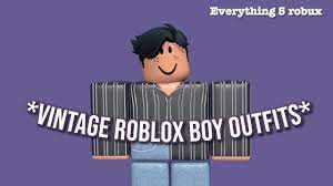<3 ( click the photo of the outfit you want and it will take you to it or click home to see all the options once your done with a outfit click home to return) Vintage Roblox Boy Outfits Youtube