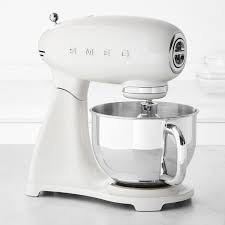 Smeg Stand Mixer All White Williams Sonoma In 2020 Smeg Stand Mixer Kitchen Aid Smeg