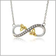 Celtic Infinity Love Knot Necklace Irish Jewelry Trinity Necklace Celtic Jewelry