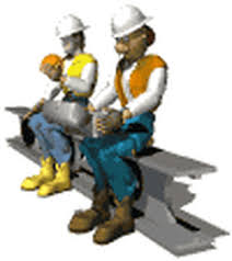 Illustration about clipart picture of a construction worker cartoon character. Worker Gif Gfycat