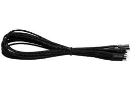 Black And White Sleeved Cables Nzxt Cb Frpan Individually Sleeved Front Panel Speaker Hdd Led P Led Reset Power Set Premium Cable 300mm Electronic Accessories Electronic Cables Speaker