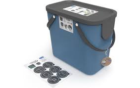 Rotho Corbeille De Recyclage Albula 25 L Bleu