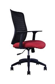 Sunon Ergonomic Mid Back Mesh Office Desk Chairs Height Adjustable Swivel Task Chair Black Red Chair Dining Chair Cushions Task Chair