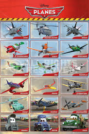 Poster Disney S Planes Cast Online Te Koop Bestel Je Poster Je 3d Filmposter Of Soortgelijk Product Maxi Poster Filmposter Poster Disney