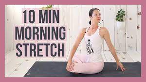 If you like this morning yoga sequence in bed, make sure to check out 15 fit girls morning rituals to change your life, to attach. 10 Min Morning Yoga Stretch For Beginners Energy Boost Yoga Youtube