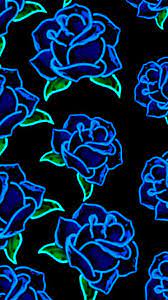 Maybe you would like to learn more about one of these? Glowing Blue Roses Flower Wallpaper Aesthetic Iphone Wallpaper Iphone Wallpaper Tumblr Aesthetic