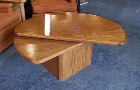 5 out of 5 stars. Oak Lazy Susan Semi Circle Coffee Table Salvage One