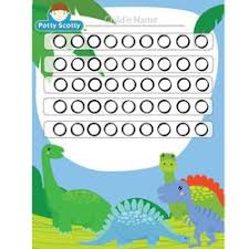 This free train printable sticker chart can be used for a variety of things; Downloadable Free Printable Dinosaur Potty Training Chart
