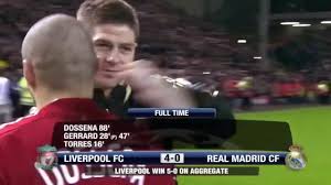 Itv sports highlights of liverpool win vs real madrid ft: Liverpool 4 0 Real Madrid Cl 2008 09 Youtube