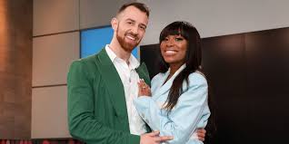 America S Sweethearts Love Is Blind Couple Cameron And Lauren Speed Hamilton Drop Jaws In Glam Home Photoshoot In 2020 Photoshoot Dress Photoshoot Lauren