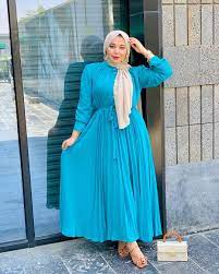 موديلات فساتين للمحجبات للخروج 2021 high neck dress dresses dresses with sleeves