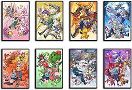 Please like us on facebook. Amazon Com Digimon Adventure Posters Manga Decor Live Room Bedroom Anime Canvas Wall Art Print 8 Pcs 11 5x16 5 Inch Posters Prints