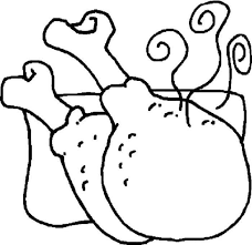 Printable Coloring Pages Of Fried Chicken Food Coloring Pages Chicken Coloring Pages Chicken Coloring