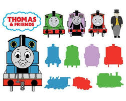 Birthday Thomas The Train Svg Thomas And Friends Svg Thomas The Train Svg Thomas The Train Clipart Svg Files For Silhouette Cameo Or Cric Thomas The Train Train Clipart Thomas And Friends