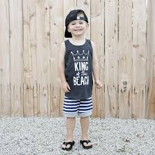 King Of The Beach Kids Tank Top Boys Tank Top Dark Gray Etsy Kids Tank Tops Boys Tank Tops Best Tank Tops