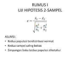 Uji Hipotesis Dua Sampel Ppt Download