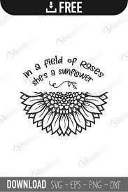 Download Half Sunflower Matter Svg Cut Files Free Download Bundlesvg