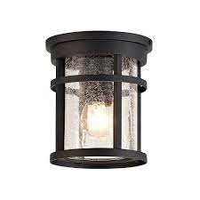 Our outdoor porch ceiling lights range from classic to modern and provide the perfect lighting to illuminate your outdoor space and create a welcoming entrance for you and your visitors. Black Outdoor Porch Light With Clear Crackled Glass