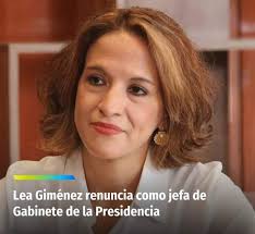 Política Lea Giménez renuncia como jefa de Gabinete Civil de la Presidencia  y al Consejo de Itaipú La Jefa de Gabinete Civil de la Presidencia de la  República, Lea Raquel Giménez Duarte,