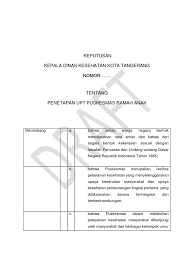 Contoh sk tim sekolah ramah anak di sekolah. Draft Sk Ramah Anak Pdf