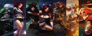 Maybe you would like to learn more about one of these? All Katarina Skins Legaue Of Legends League Of Legends Wonder Woman Legend