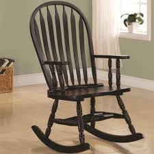 Traditional Wood Rocker In Cappuccino By Coaster Traditional Rocking Chairs Wood Rocking Chair Wooden Rocking Chairs