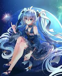 Cheveux Bleu Art Anime Art Manga Cheveux Bleus