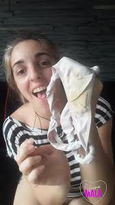 Argentinian Blonde Cordobesa Parades Her Used and Dirty Thongs