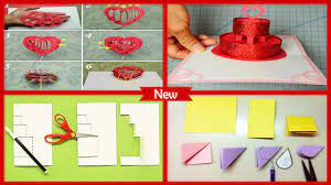 Cut the vertical lines at the bottom first, then move on to the outline of the shape. How To Make Pop Up Cards Step By Step For Android Apk Download