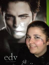 Twilight poster decor in a bedroom from 2010