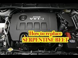 Пятница, 18 декабря 2009 г. 2007 2012 Toyota Corolla Yaris 1 8l Serpentine Belt Install Youtube