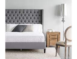 Grey Versailles Queen Size Bed Bedroom Headboard Bedroom Interior Bed