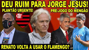 Jorge jesus lança jovem trio com as dúvidas sobre a vinda de mais reforços, técnico aposta em jogadores provenientes do seixal. Plantao Urgente A Casa Caiu Para Jorge Jesus Renato Volta Usar O Flamengo Pre Jogo Do Mengao E Youtube