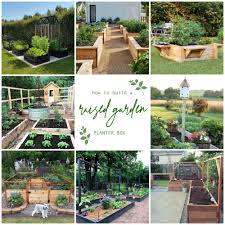 They are covered in chicken wire and framed out with slabs. How To Make A Simple Garden Planter Box Raised Bed Garden