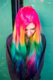 Today we have compiled the latest model hair colors for women with long hair styles. Rainbow Hair Multi Colored Hair Manic Panic Dye Hard Lizzy Davis