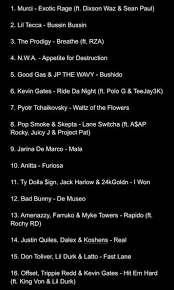 Late rap star pop smoke's upcoming album 'faith' tracklist is here. Discussion Fast The Furious 9 Soundtrack Tracklist Features A Ap Rocky Pop Smoke Trippie Redd Offset Rza Project Pat Leaked