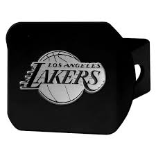 A collection of the top 50 lakers logo wallpapers and backgrounds available for download for free. Fanmats 21013 Sport Black Nba Hitch Cover With Chrome Los Angeles Lakers Logo For 2 Receivers