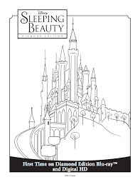 Princess Aurora S Castle Coloring Sheet