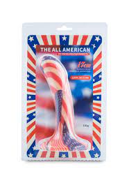 The All American Dildo by Dildos for Patriots – 6.7 Inch Silicone USA Pride Sex  Toy with Powerful Suction Cup Base, Grooved Shaft and Strap on Harness  Compatible : Amazon.ca: Health &