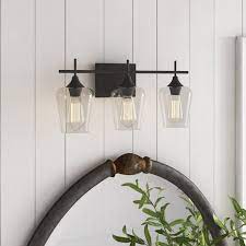 These crystal vanity lights absolutely dazzle, glimmering cheerily glass bath vanity sconce: Birch Lane Keener 3 Light Dimmable Vanity Light Reviews Wayfair