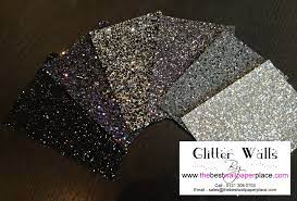 Our Shades Of Black Glitterwallcovering Glitter Wall Glitter Bedroom Glitter Room