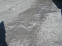 The experts at diynetwork.com show how to turn humble concrete into a fabulous faux stone by tinting it with multiple colors then stamping it with a romanesque texture. How Not To Repair Stamped Concrete Seattle Surfaces