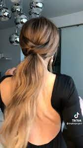 Cute Low Ponytail Video In 2021 Curly Hair Styles Long Hair Styles Hair Styles