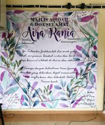 Maybe you would like to learn more about one of these? Banner Aqiqah Design Craft Artwork On Carousell
